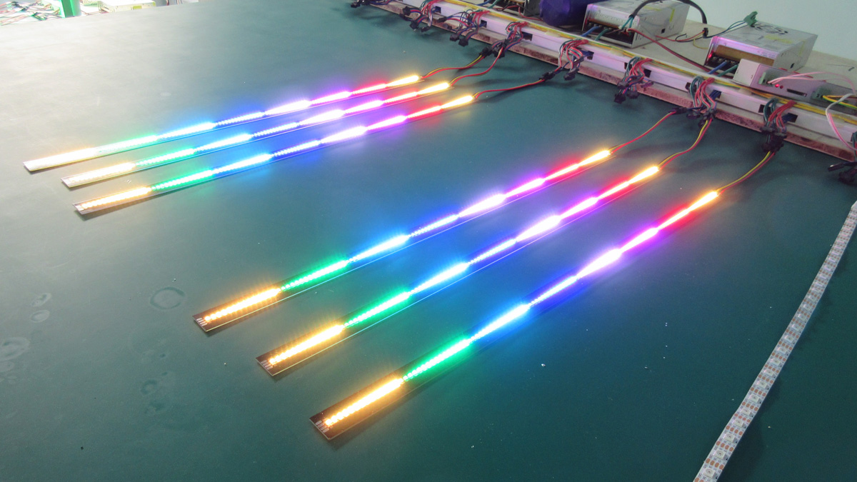 APA102 2020 Customized High Density Programmable Dream Color 125led Rigid LED Strip