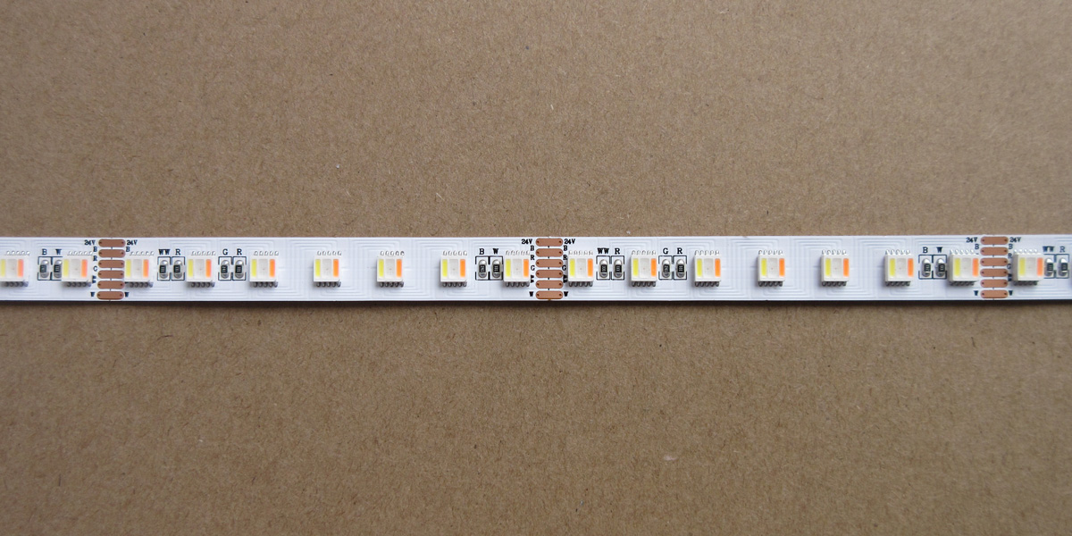 Video | DC24V 5in1 RGB+CCT 84leds led tape