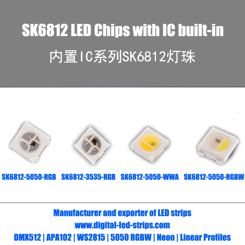 SK6812 Full Series LED Chips 5050 3535 RGB RGBW WWA